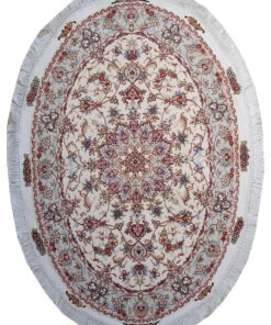 Tappeto Online 14 Tappeto Tabriz 60 raj ovale 155x105cm - A0709